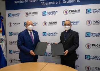 Grupo Popular y PUCMM ratifican convenio de colaboración para la formación especializada en RSE y sostenibilidad