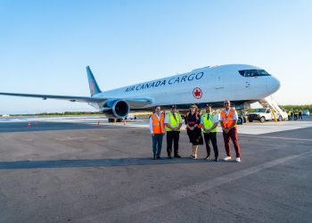 DP World dominicana y Punta Cana Free Trade Zone reciben primer vuelo de carga para centro de servicios logísticos