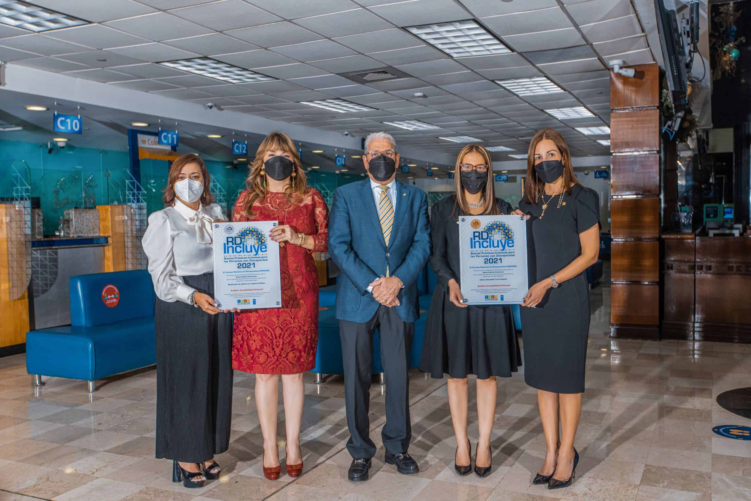 Banco Popular recibe sello “RD Incluye” por sus buenas prácticas inclusivas Banco Popular recibe sello “RD Incluye” por sus buenas prácticas inclusivas