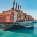 Atraque de buque de 17,644 TEUS en terminal portuaria DP World Dominicana
