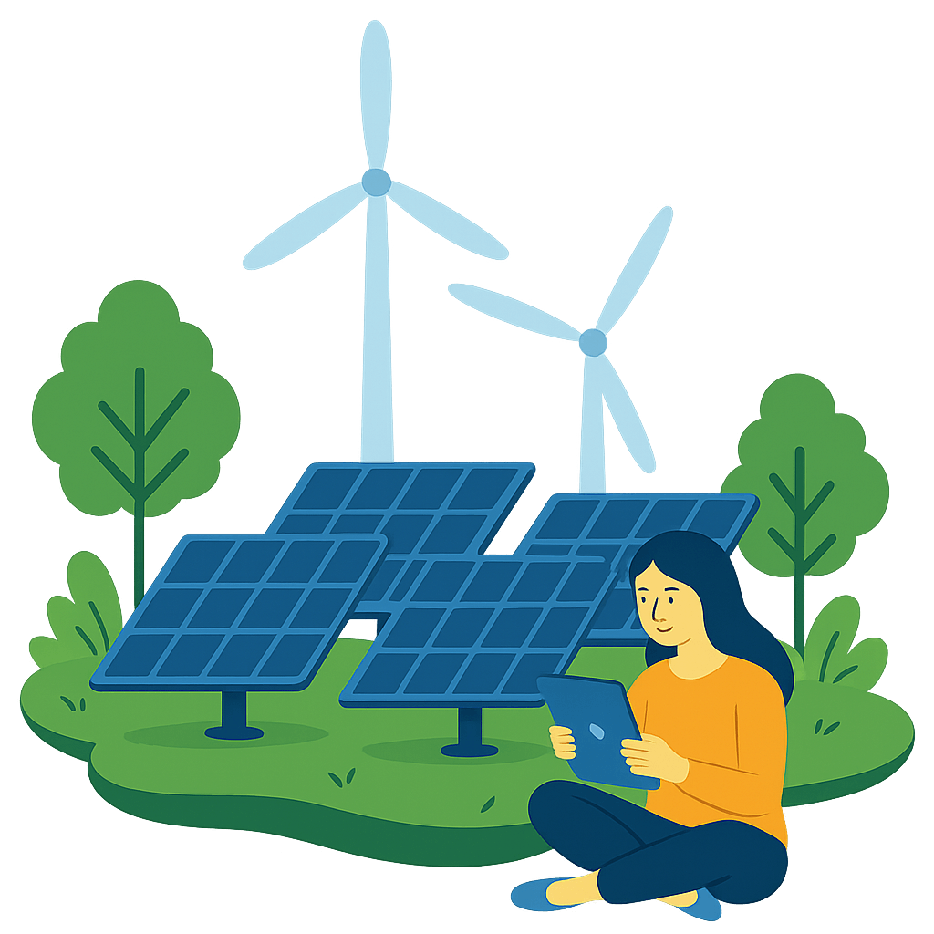 joven dama leyendo ipad rd sostenible